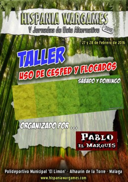 Taller uso de cesped y flocados