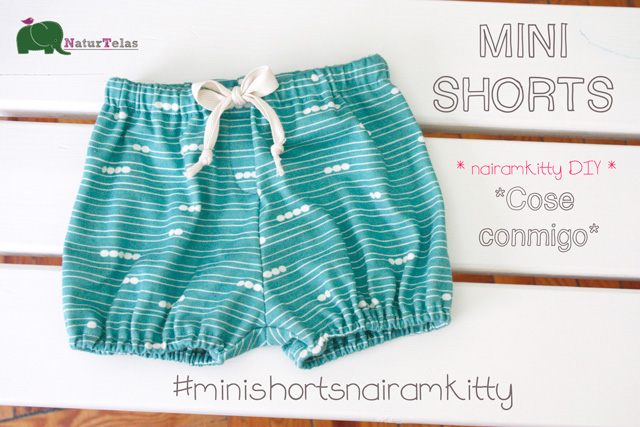 Cose conmigo MINI SHORTS 2ª parte CONFECCIÓN 0-2 años 