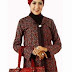 Model Baju Batik Atasan Muslim Kantor