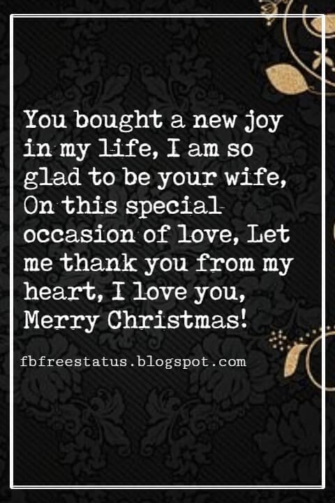 40+ Christmas Messages for Husband