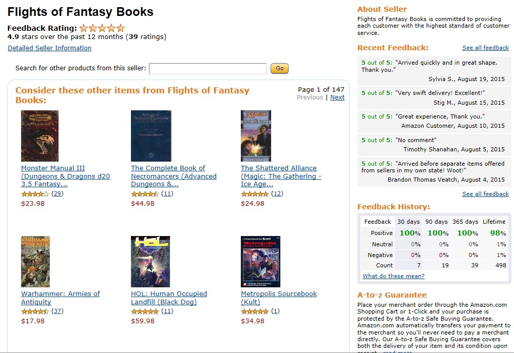 Flights of Fantasy Books and Games Online and InStore Shopping!