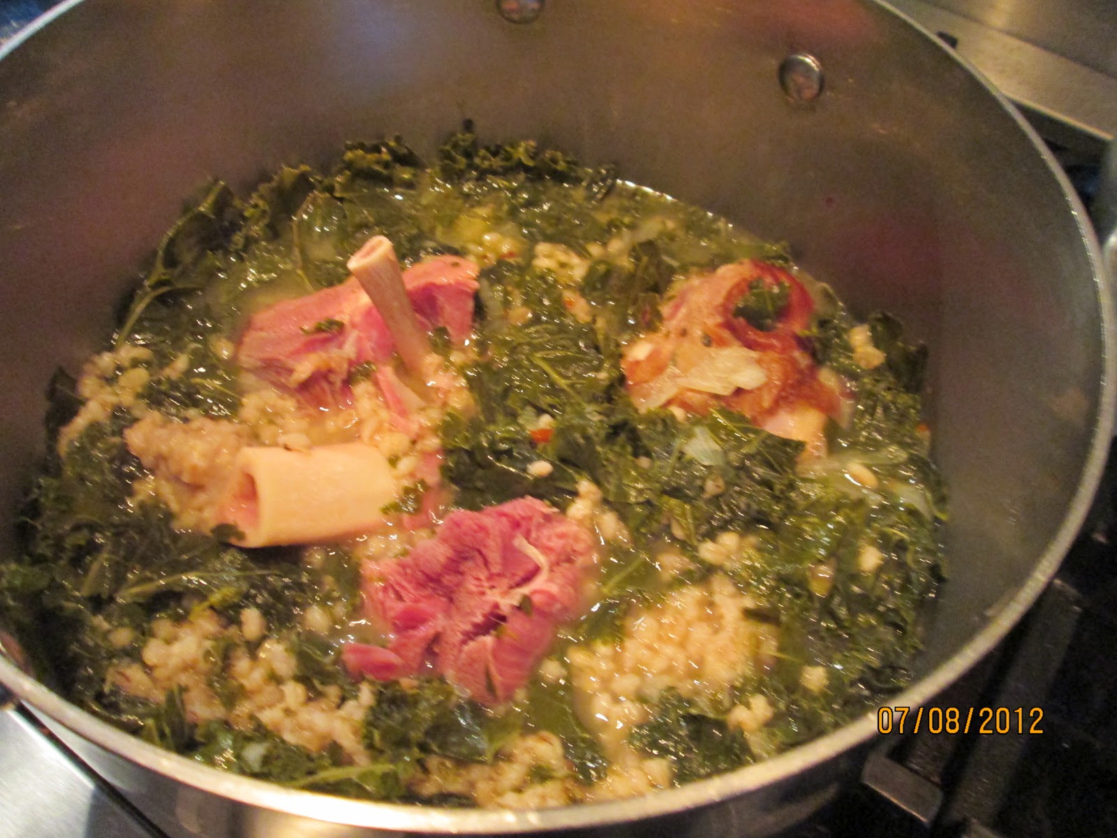 Cooking with Barry & Meta Kale with Smoked Ham Hocks