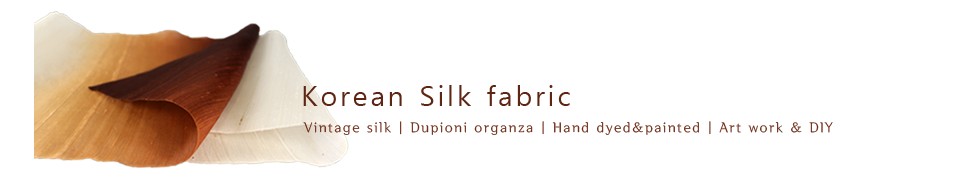 hand dyed silk