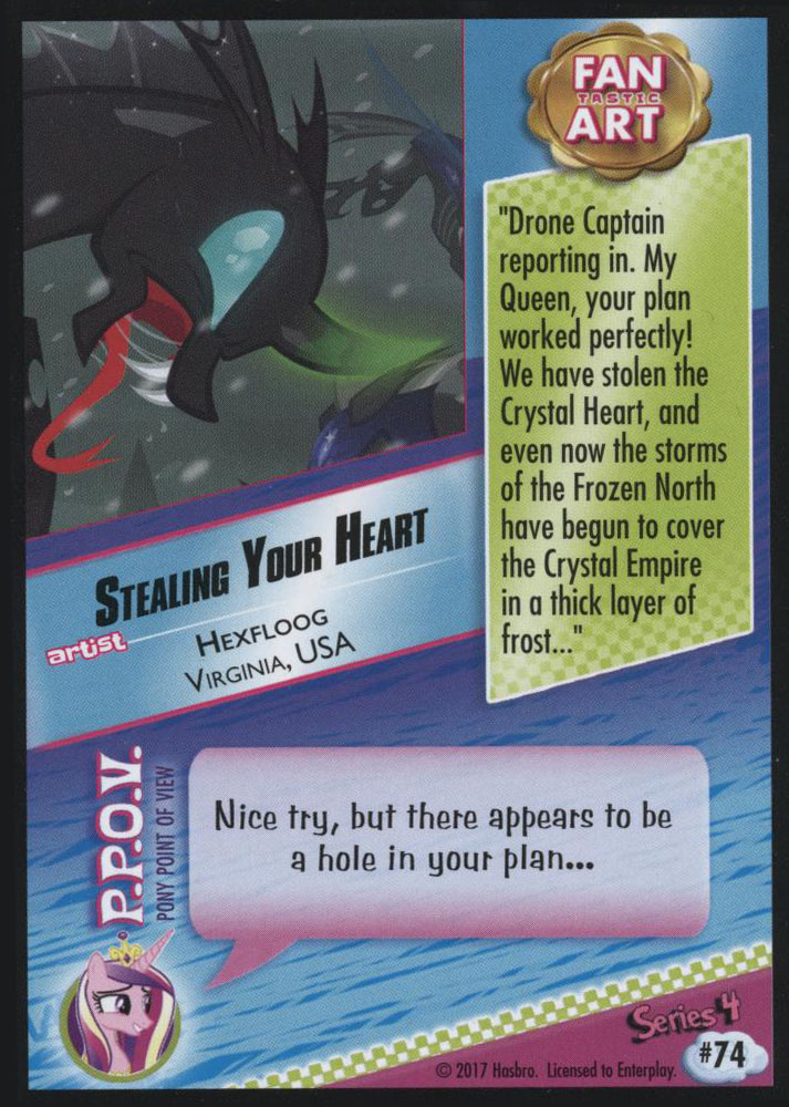 My Little Pony Stealing Your Heart Series 4 Trading Card MLP Merch