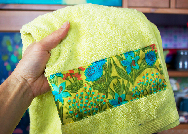 Jules Madden: Sewing Project: Decorative Hand Towels