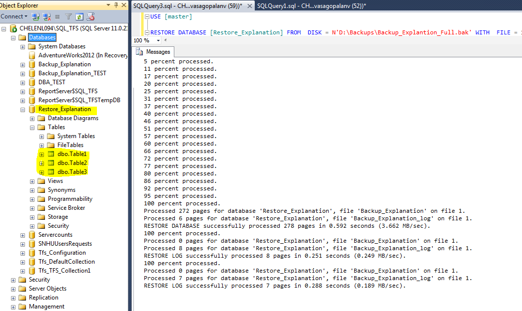 VSG's blog 31. Understanding SQL LSN & BackupsRestore (Part2)