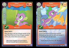 My Little Pony Spike, The Brave and Glorious The Crystal Games CCG Card
