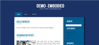 Embodied Blogger Template