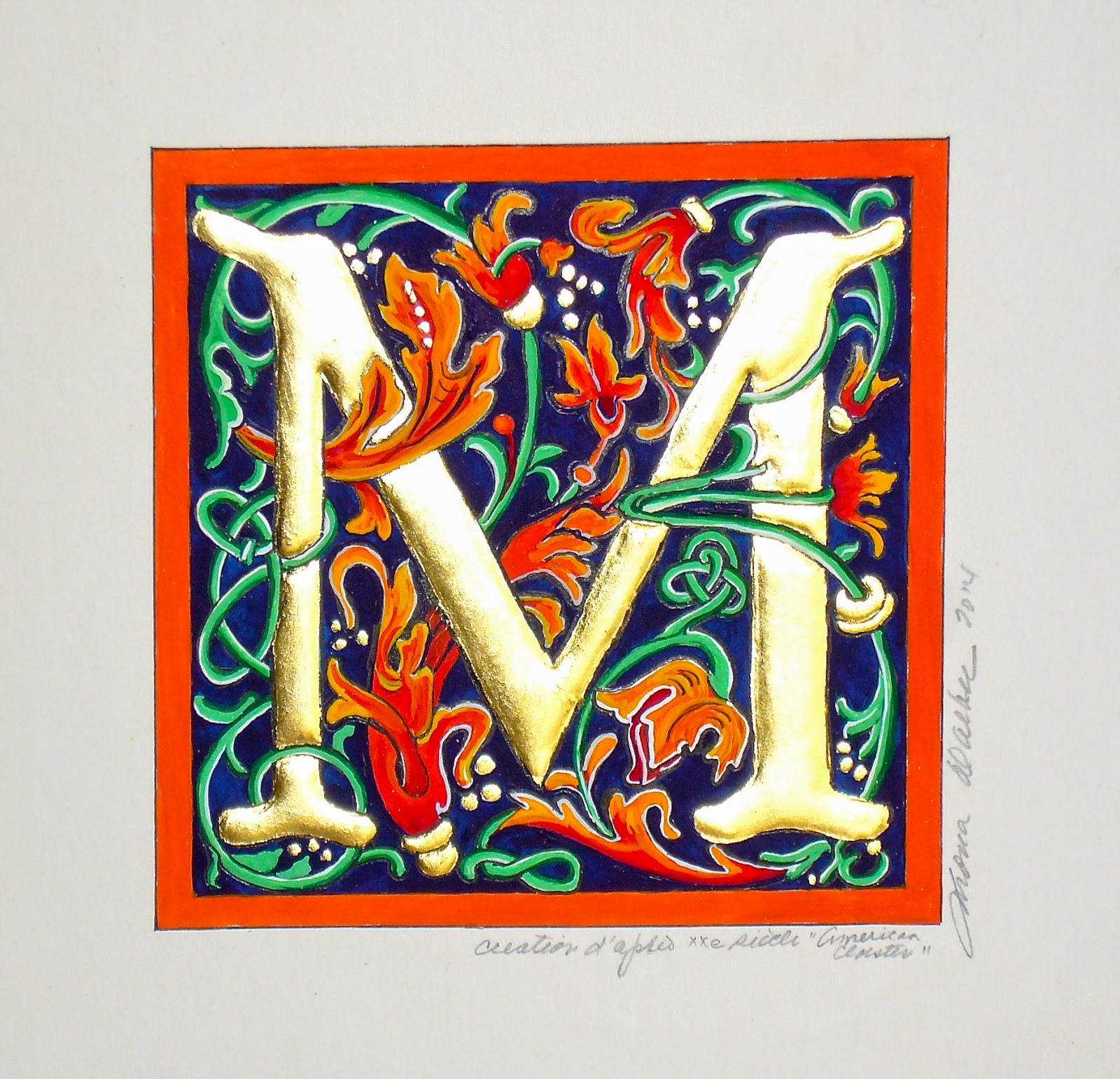 Art De L Intrigue En 7 Lettres Enluminures par Mona Dalbec