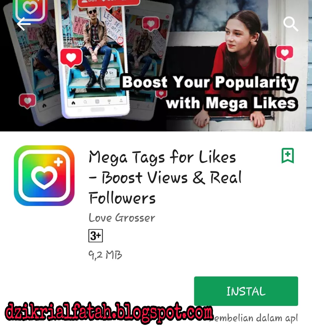 Aplikasi Like Instagram Terbaik GRATIS - POJOK INFO