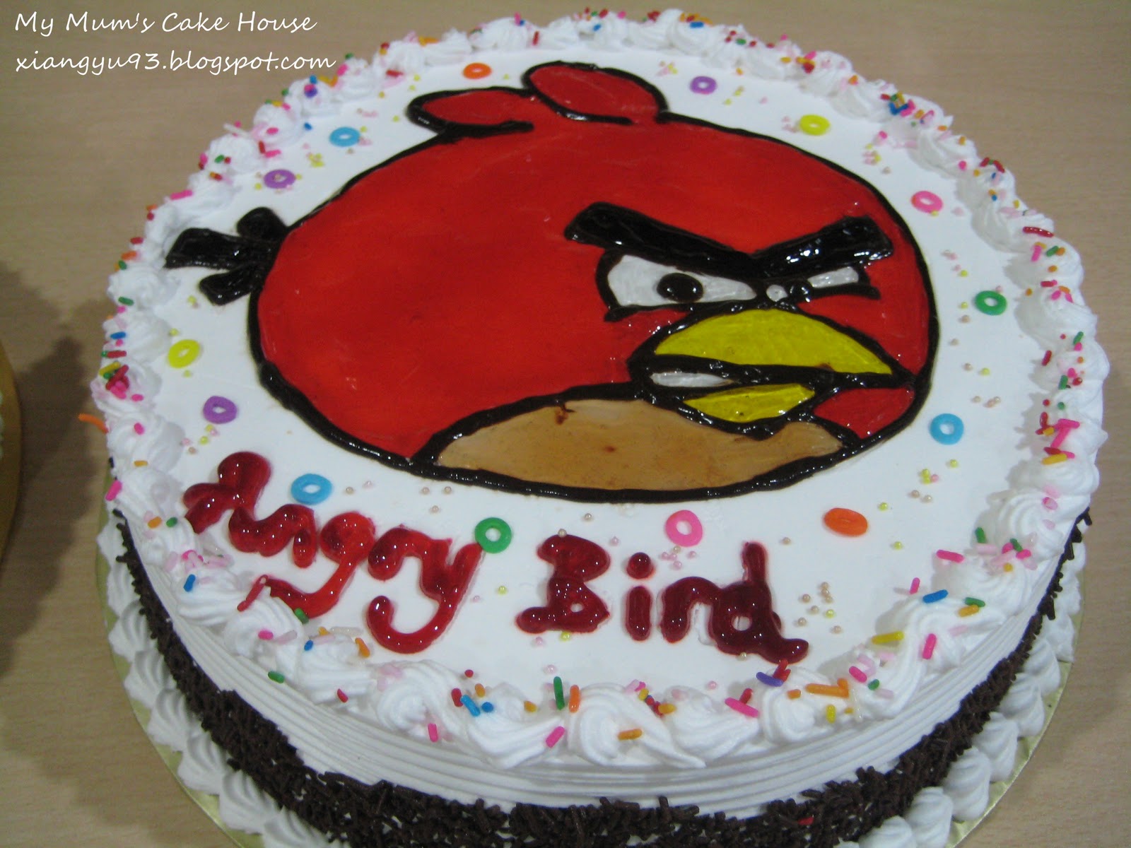 愤怒的小鸟蛋糕设计图__广告设计_广告设计_设计图库_昵图网nipic.com