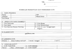 Cuti Besar Apakah Tidak Diberikan Tunjangan Fungsional