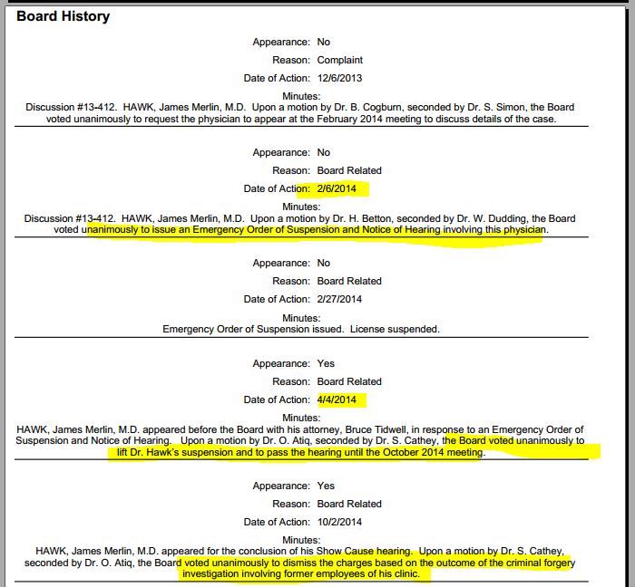 Bad Government In Arkansas STATE MEDICAL BOARD UNABLE TO ANSWER