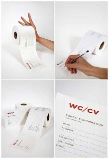 Rollos de papel creativos e inusuales