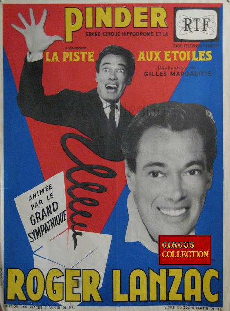 Affiche du cirque Pinder de Charles Spissert 1961 Collection Philippe Ros