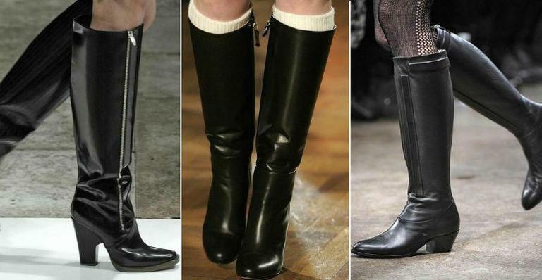 bota over the knee perna fina