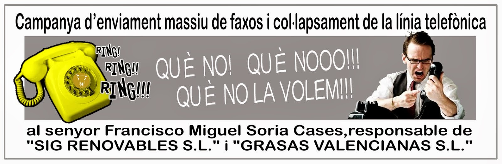 ENVIAMENT MASSIU DE FAXOS I COL·LAPSAMENT DE LA LÍNIA TELEFÒNICA