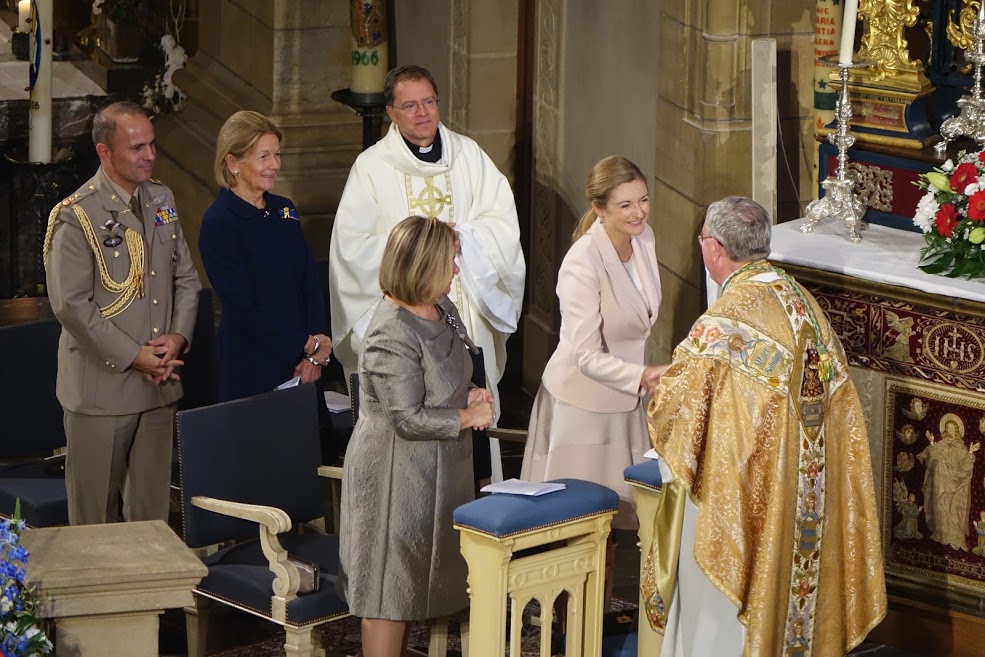 Maria Teresa and Stéphanie Honour Our Lady of Luxembourg