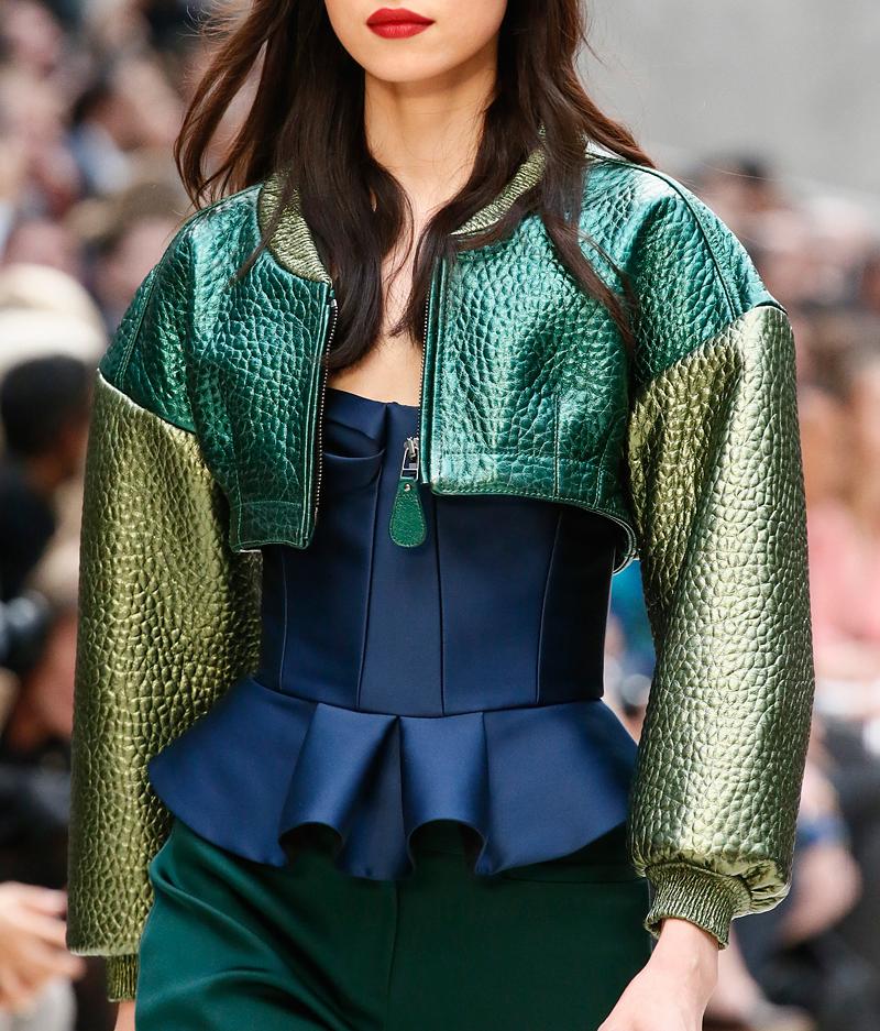 Fashion & Lifestyle: Burberry Prorsum Cropped Jackets... Spring 2013 ...
