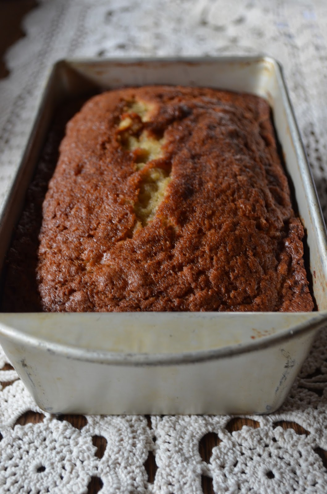 Young Adventures...: Old -Fashioned Banana Bread