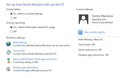 Cara Membatasi Penggunaan Komputer Pada Windows 8
