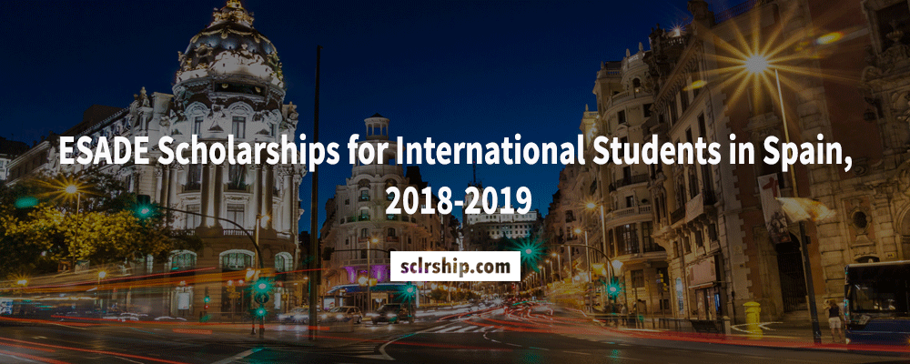 ESADE Excellence Honours Scholarship