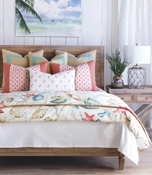 Sea Shell Bedding Bedroom Ideas Luxurious Living