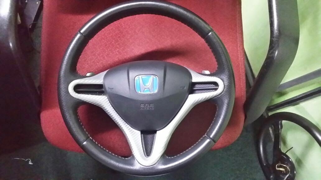 NANAJUE TACKLE Honda Jazz GE steering wheel for sale (full leather)