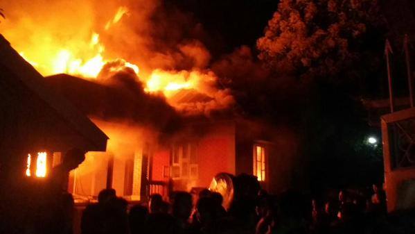ILP Protesters Set Minister's House on Fire