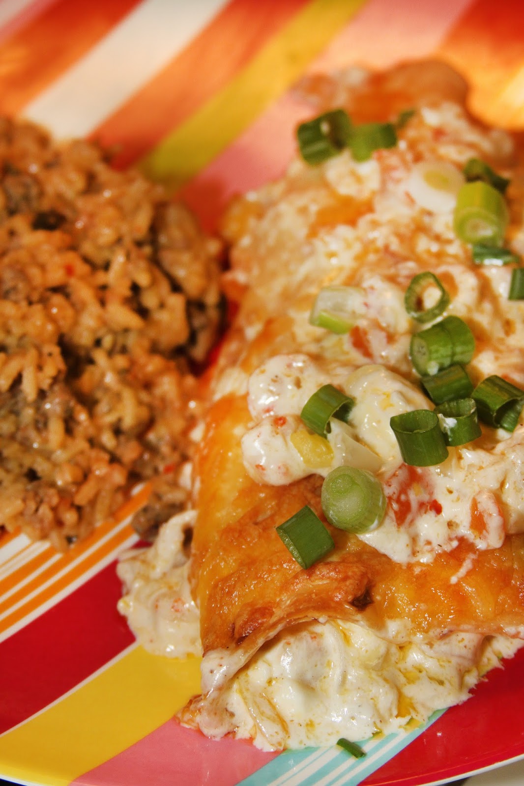 For the Love of Food: Cajun Crawfish Enchiladas