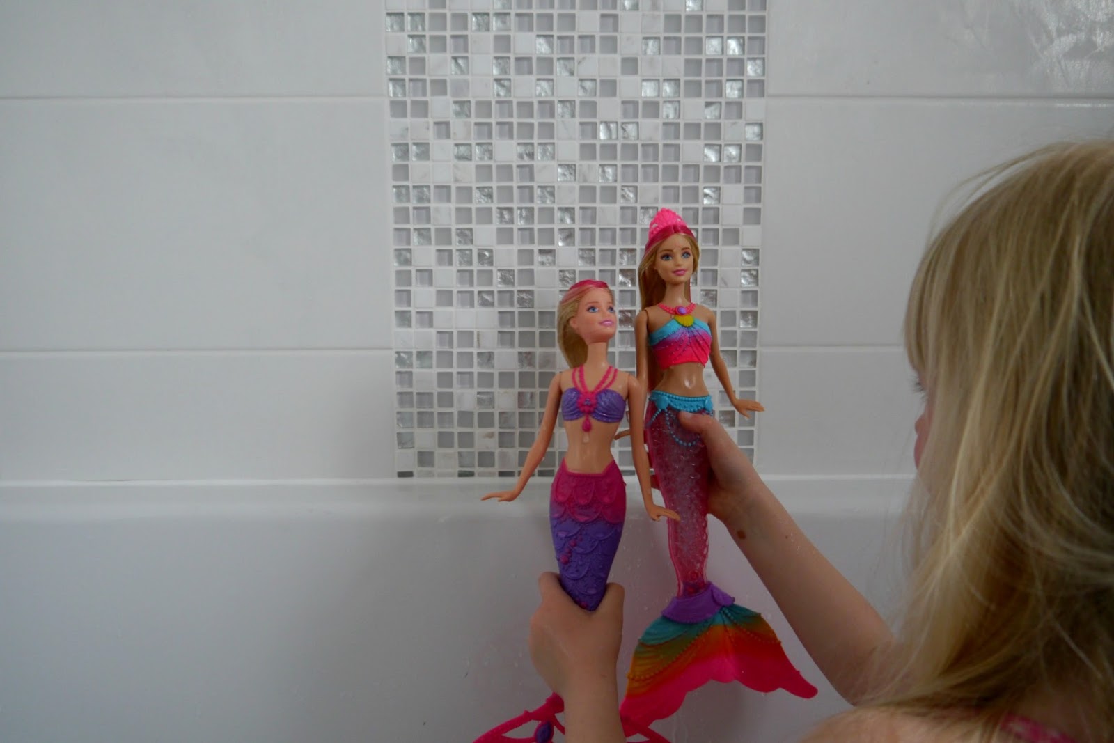 Barbie Rainbow Lights Mermaid Doll Review The Mummy Diary
