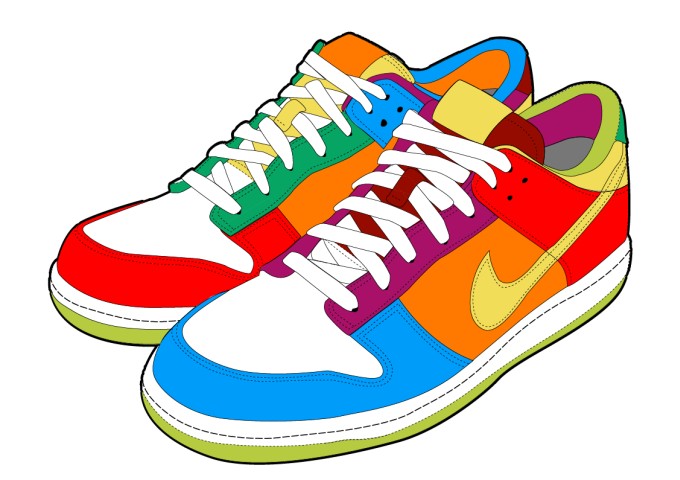 free clipart images running shoes - photo #23