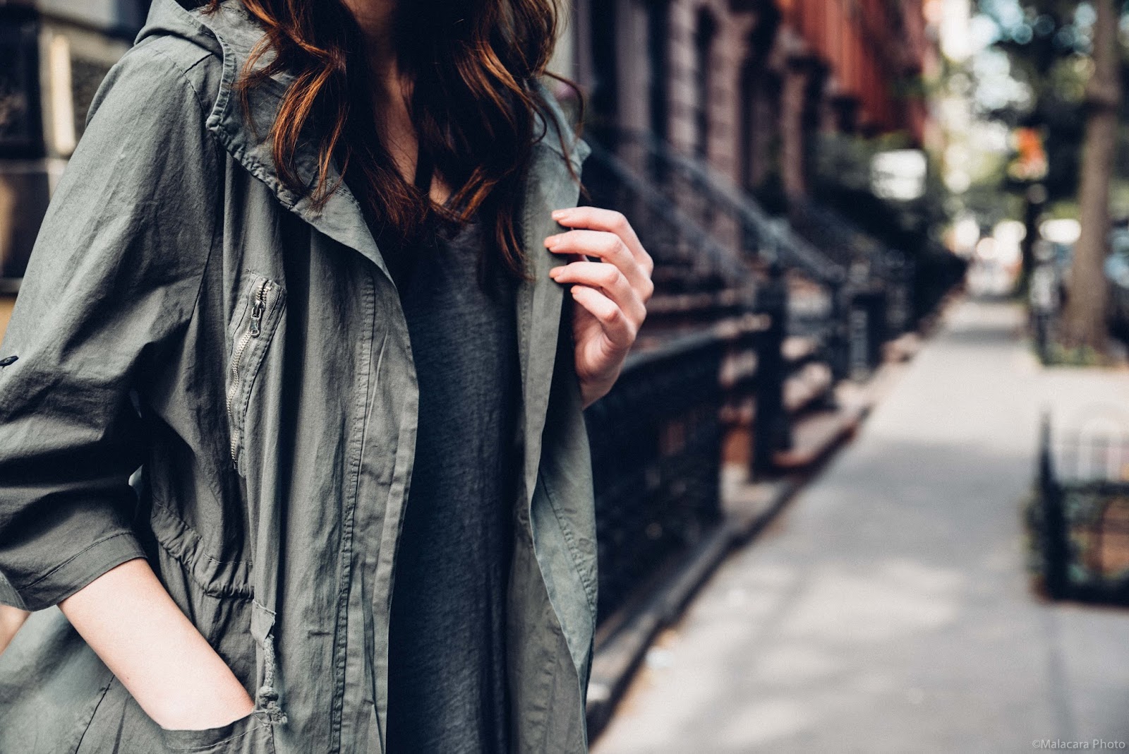 Views, by Laura Military Jacket Outfit