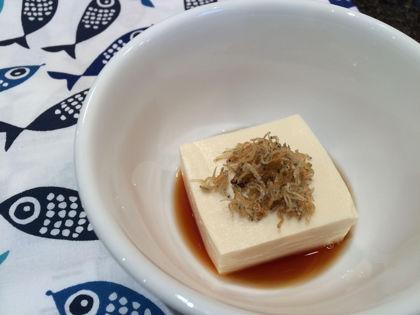 Working Mama's Kitchen Tofu with Baby Anchovies