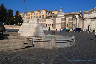 Piazza del popolo, guia brasieleira em ROma