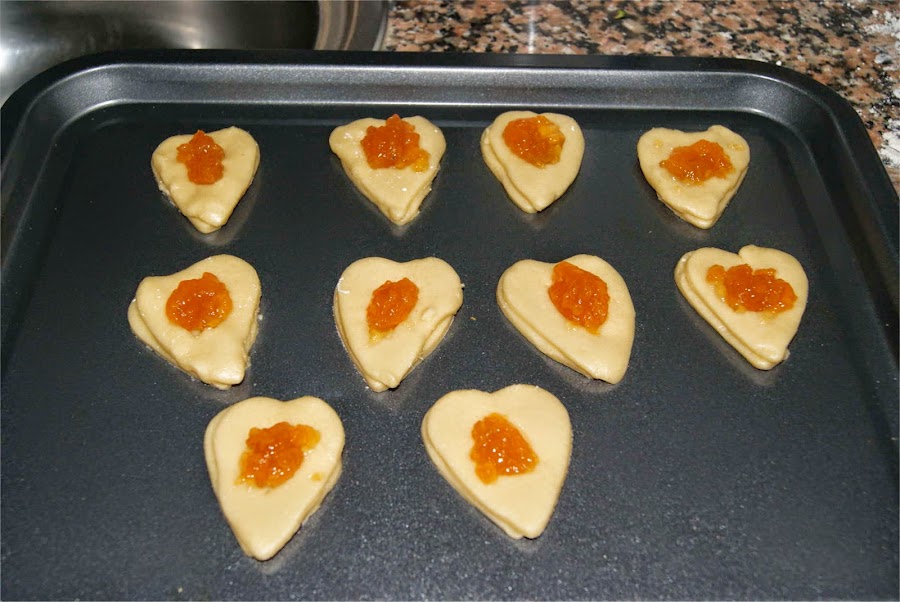 Pastas con mermelada paso 5