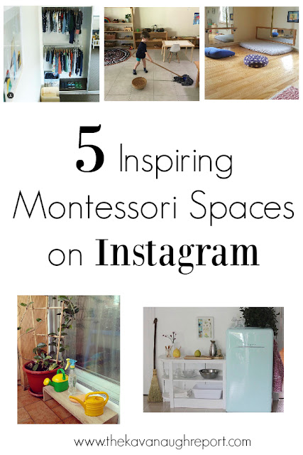 There is a wonderful Montessori community on Instagram, here are 5 inspiring Montessori spaces from Instagram. 