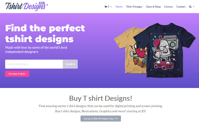 7 Website Tees Online bisa untuk Inspirasi Desain