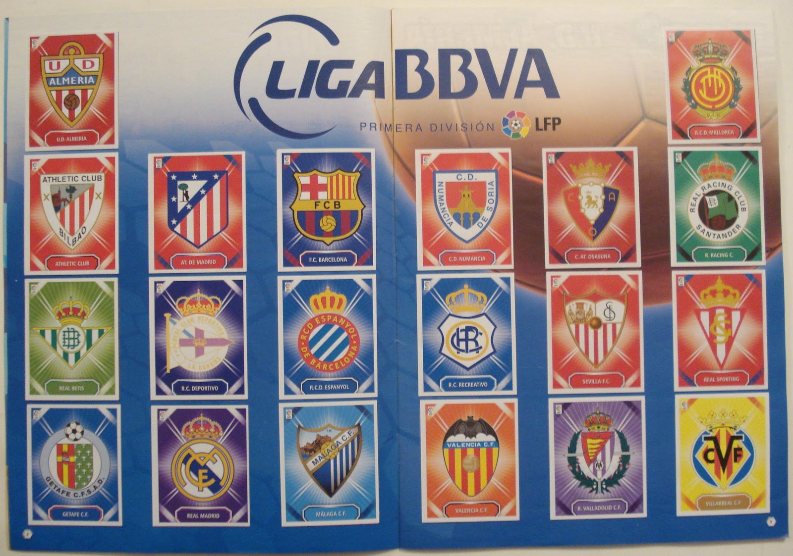 Paninista: La Liga 2008 09