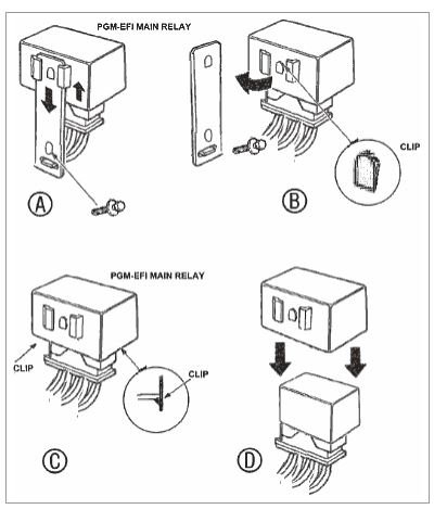 honda specs: FALLA MAIN RELAY HONDA