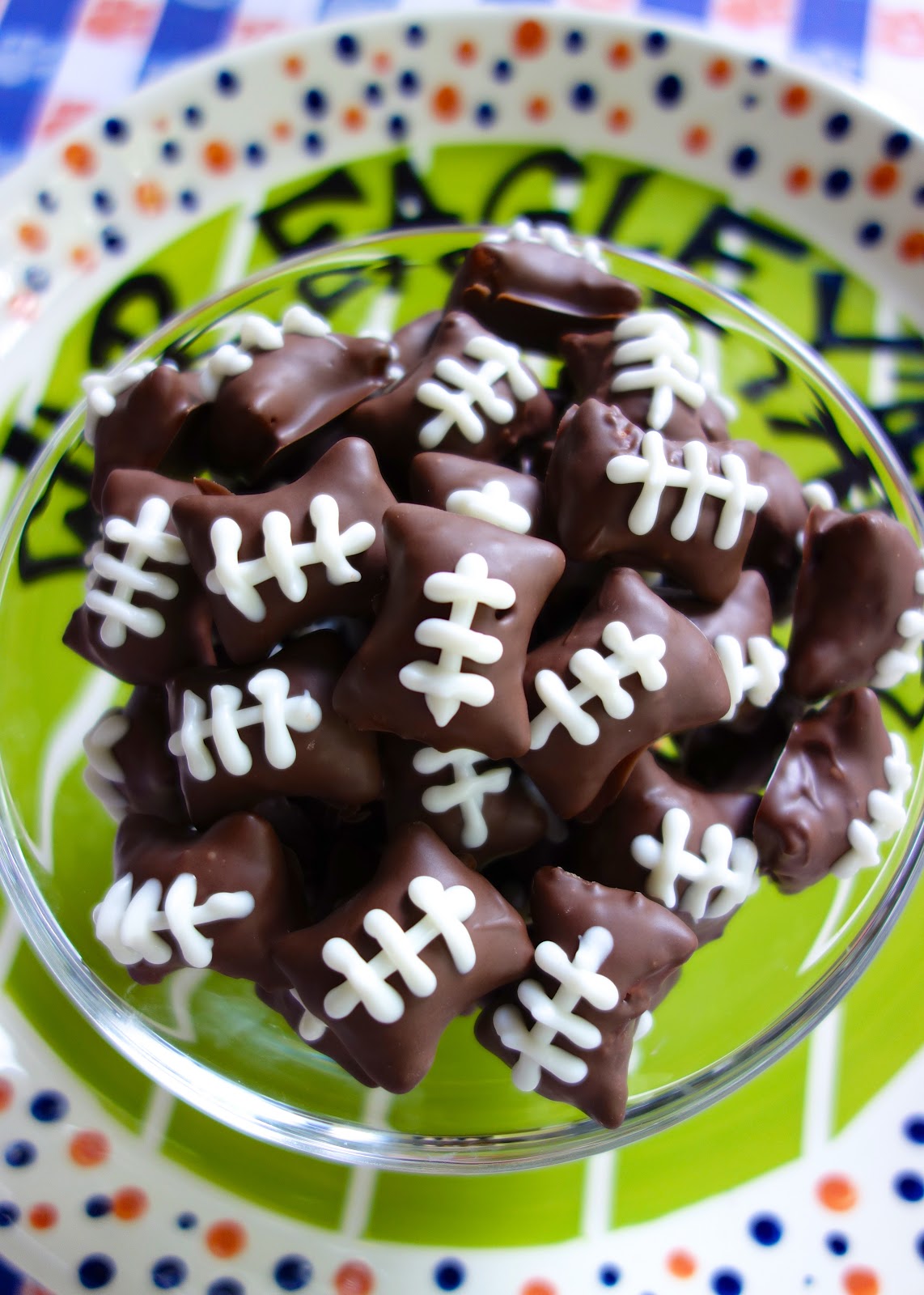 Chocolate Dipped Football Pretzel Bites {Football Friday} Plain Chicken®