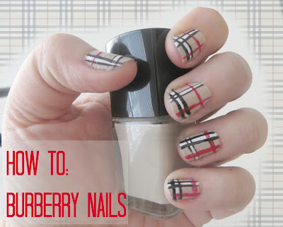 Elle Sees|| Beauty Blogger in Atlanta: How To: Burberry-Inspired Nails