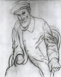 Picasso - Dibujo de Renoir