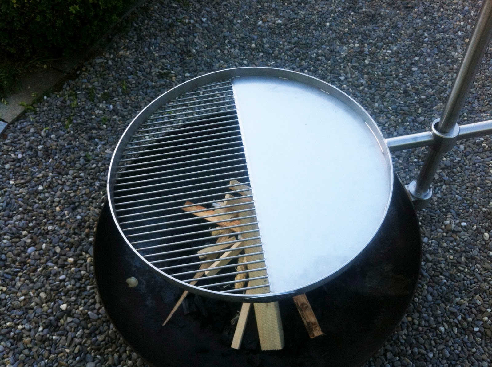 Premiere mit dem neuen Grill