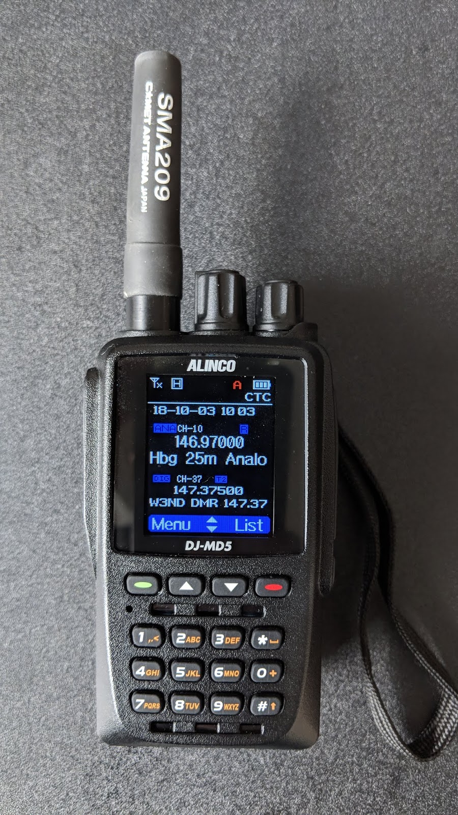 K3NYJ Amateur Radio: Alinco DJ-500T and DJ-MD5TGP comparison