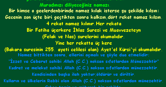 ŞİFA AYETLERİ VE DUALARI: Zilhicce ayının ilk 10 gününü Muradınız İçin ...