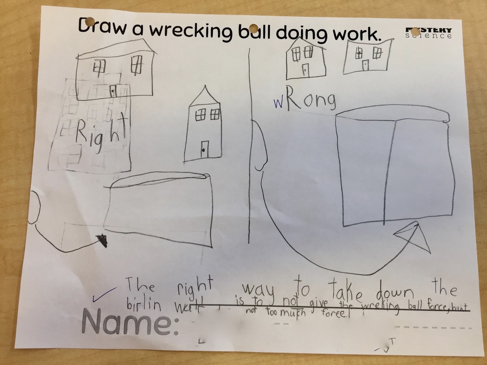 Ms. Liebel's Classroom How can you knock down a wall made of concrete?