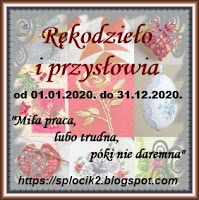 Rękodzieło i przysłowia 2020