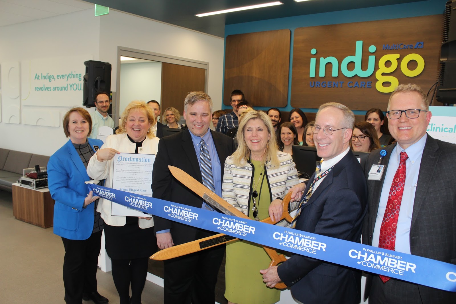 Puyallup Sumner Chamber of Commerce Indigo Urgent Care Opens a New