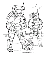 אסטרונאוטים לצביעה